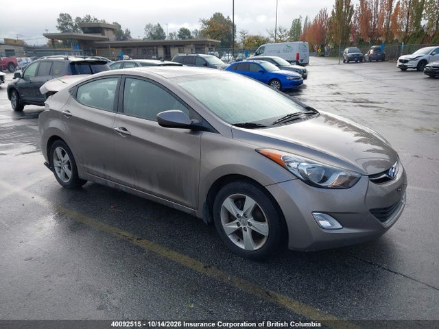 Продаж на аукціоні авто 2012 Hyundai Elantra Gls/limited, vin: 5NPDH4AEXCH087358, номер лоту: 40092515
