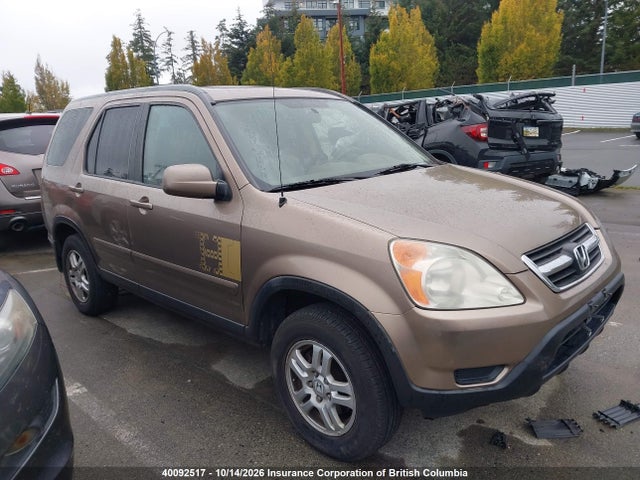 40092517 :رقم المزاد ، JHLRD789X4C802747 vin ، 2004 Honda Cr-v مزاد بيع