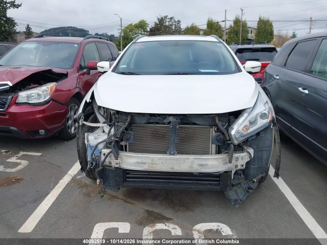 Продаж на аукціоні авто 2016 Nissan Murano Platinum/sl/sv, vin: 5N1AZ2MH6GN132789, номер лоту: 40092519