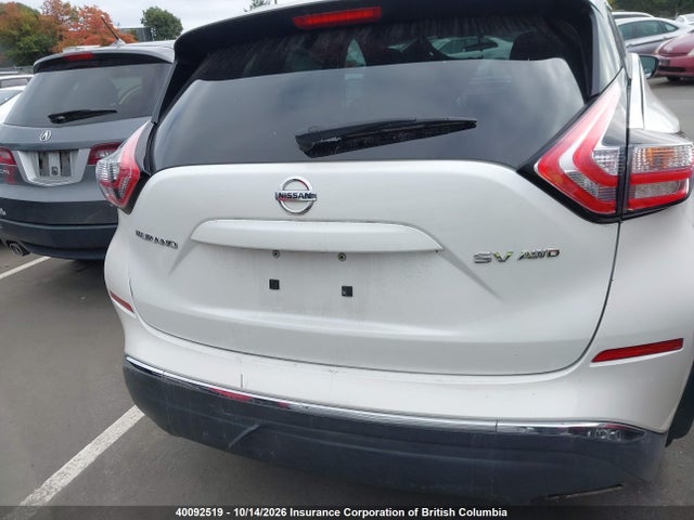 Продаж на аукціоні авто 2016 Nissan Murano Platinum/sl/sv, vin: 5N1AZ2MH6GN132789, номер лоту: 40092519
