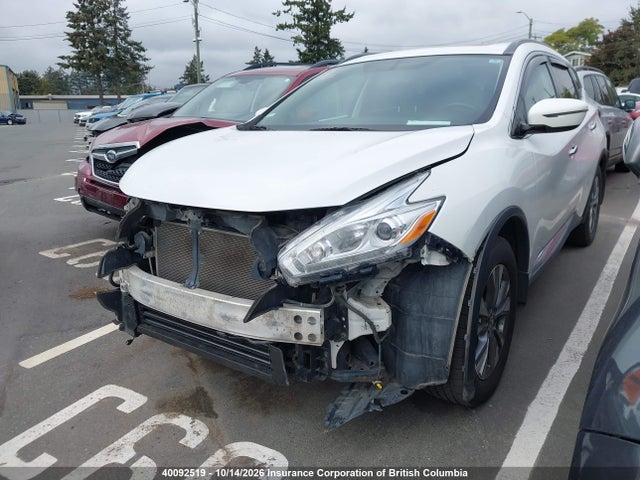 Продаж на аукціоні авто 2016 Nissan Murano Platinum/sl/sv, vin: 5N1AZ2MH6GN132789, номер лоту: 40092519