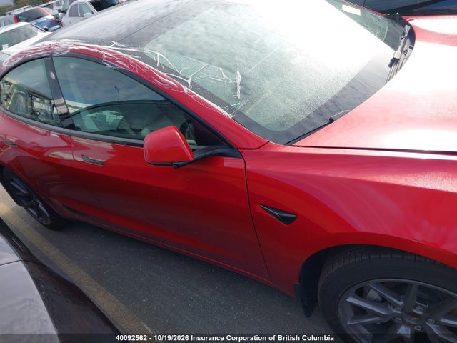 40092562 :رقم المزاد ، 5YJ3E1EA7PF481012 vin ، 2023 Tesla Model 3 Rwd مزاد بيع