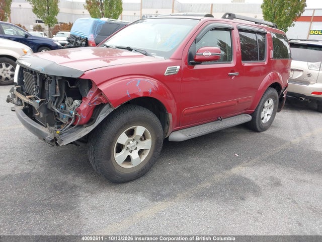 40092611 :رقم المزاد ، 5N1AR18W36C662926 vin ، 2006 Nissan Pathfinder Le/se/xe مزاد بيع