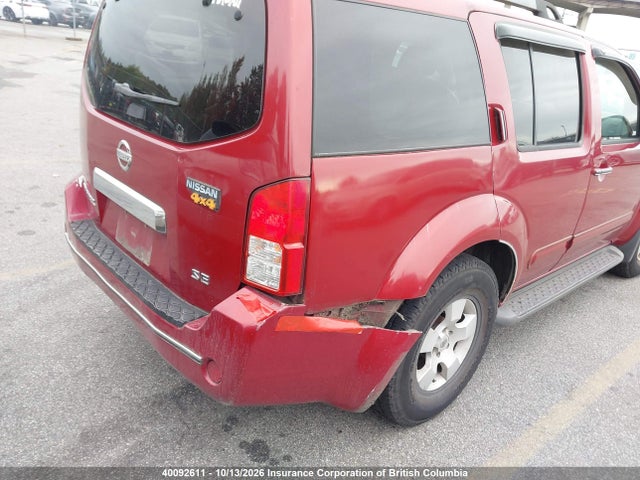 40092611 :رقم المزاد ، 5N1AR18W36C662926 vin ، 2006 Nissan Pathfinder Le/se/xe مزاد بيع