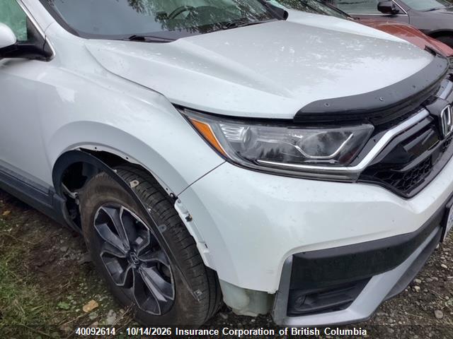 40092614 :رقم المزاد ، 2HKRW2H82LH225670 vin ، 2020 Honda Cr-v مزاد بيع