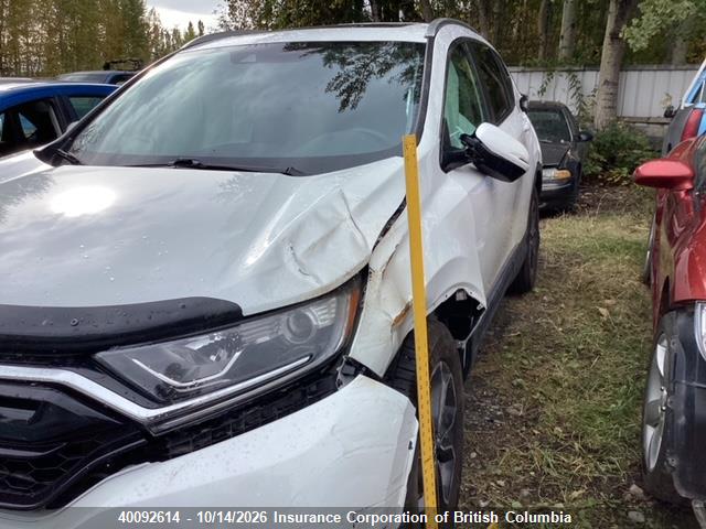 40092614 :رقم المزاد ، 2HKRW2H82LH225670 vin ، 2020 Honda Cr-v مزاد بيع
