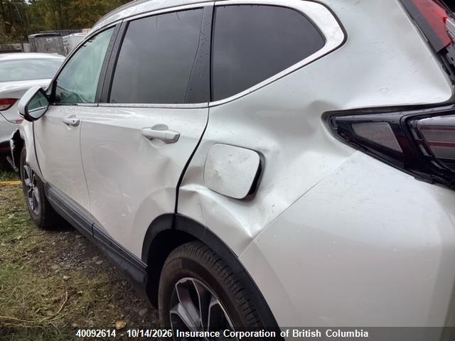 40092614 :رقم المزاد ، 2HKRW2H82LH225670 vin ، 2020 Honda Cr-v مزاد بيع