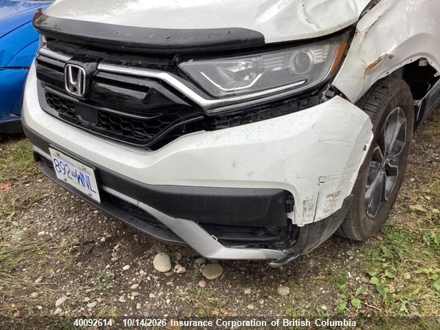 40092614 :رقم المزاد ، 2HKRW2H82LH225670 vin ، 2020 Honda Cr-v مزاد بيع