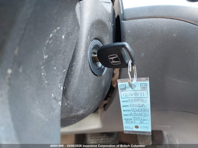 40091995 :رقم المزاد ، 5FNRL38629B503617 vin ، 2009 Honda Odyssey Exl مزاد بيع