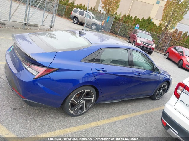 Aukcja sprzedaży 2021 Hyundai Elantra N Line, vin: KMHLR4AF4MU133934, numer aukcji: 40092654