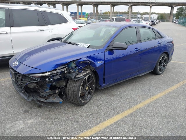 Aukcja sprzedaży 2021 Hyundai Elantra N Line, vin: KMHLR4AF4MU133934, numer aukcji: 40092654
