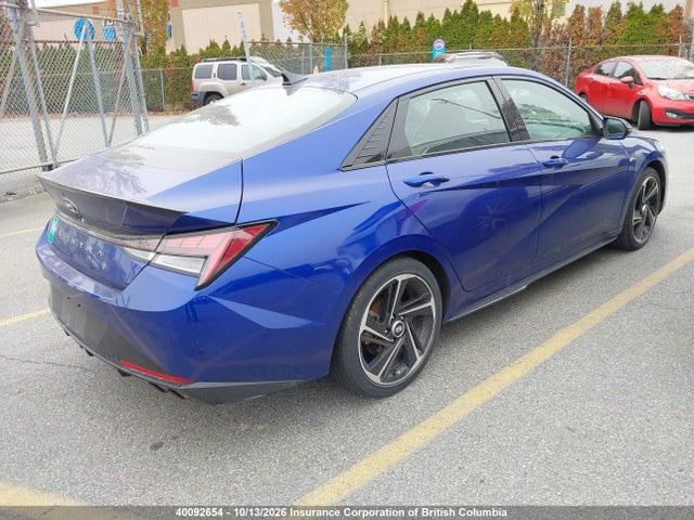 Aukcja sprzedaży 2021 Hyundai Elantra N Line, vin: KMHLR4AF4MU133934, numer aukcji: 40092654