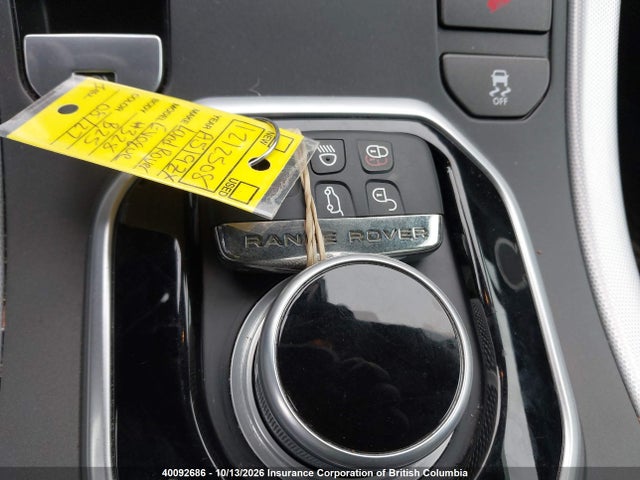 40092686 :رقم المزاد ، SALVT2BG0CH629923 vin ، 2012 Land Rover Range Rover Evoque Dynamic Premium مزاد بيع