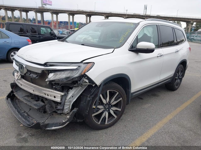 2022 Honda Pilot მანქანა იყიდება აუქციონზე, vin: 5FNYF6H98NB504487, აუქციონის ნომერი: 40092689