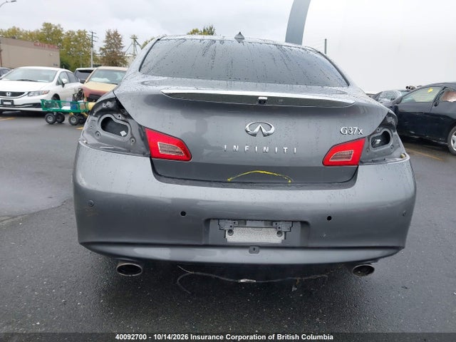 40092700 :رقم المزاد ، JN1CV6AR6CM673535 vin ، 2012 Infiniti G37x مزاد بيع