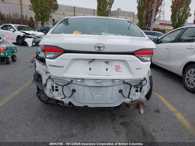 Продажа на аукционе авто 2020 Toyota Corolla Le, vin: 5YFBPRBE0LP138391, номер лота: 40092704