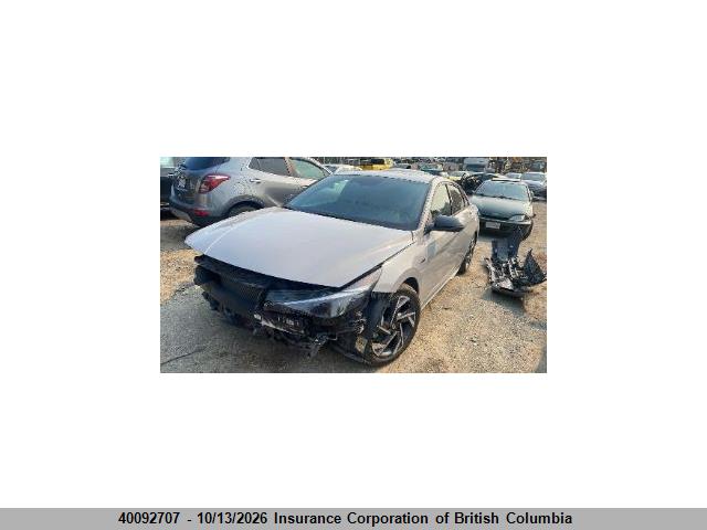 40092707 :رقم المزاد ، KMHLR4AF3PU487867 vin ، 2023 Hyundai Elantra N Line مزاد بيع