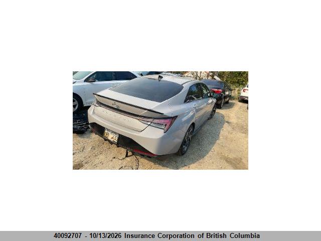 40092707 :رقم المزاد ، KMHLR4AF3PU487867 vin ، 2023 Hyundai Elantra N Line مزاد بيع