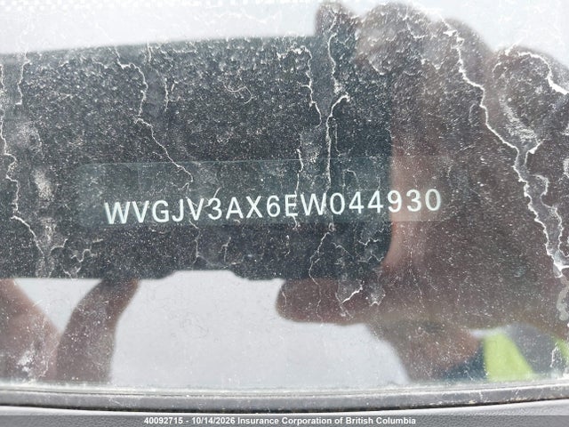 40092715 :رقم المزاد ، WVGJV3AX6EW044930 vin ، 2014 Volkswagen Tiguan S/se/sel/r-line مزاد بيع