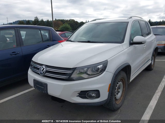 40092715 :رقم المزاد ، WVGJV3AX6EW044930 vin ، 2014 Volkswagen Tiguan S/se/sel/r-line مزاد بيع