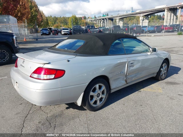 2000 Toyota Camry მანქანა იყიდება აუქციონზე, vin: 2T1FF22PXYC807917, აუქციონის ნომერი: 40092721