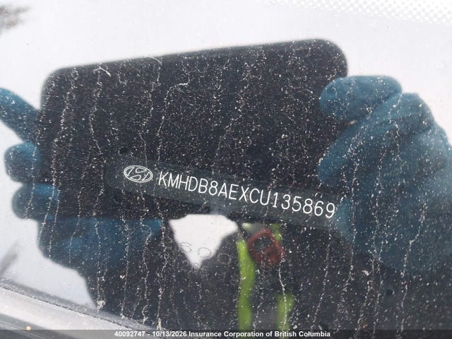 40092747 :رقم المزاد ، KMHDB8AEXCU135869 vin ، 2012 Hyundai Elantra Touring Gls مزاد بيع