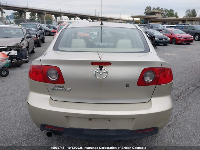 Aukcja sprzedaży 2004 Mazda 3 I, vin: JM1BK12F441102895, numer aukcji: 40092748