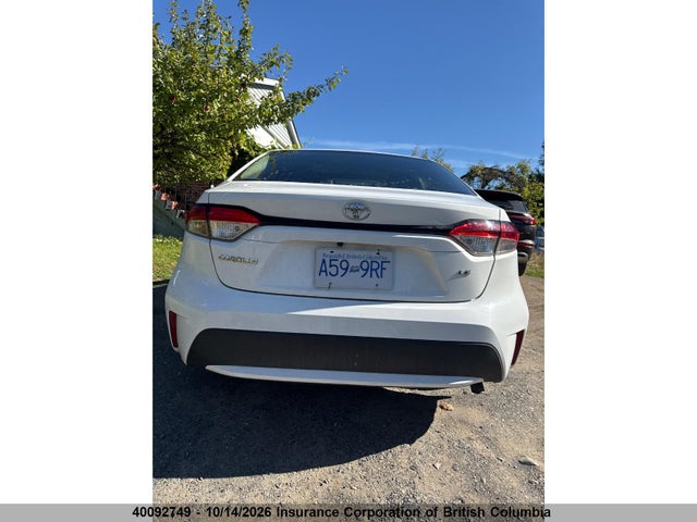 Aukcja sprzedaży 2022 Toyota Corolla Le/xle, vin: 5YFBPMBE6NP378180, numer aukcji: 40092749