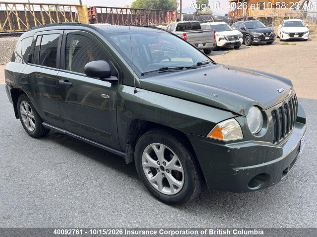 40092761 :رقم المزاد ، 1J8FF47W78D618908 vin ، 2008 Jeep Compass Sport/north مزاد بيع