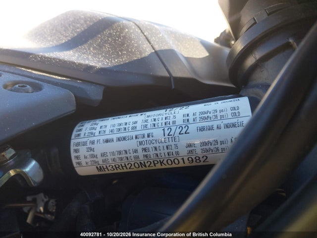 Yamaha Mt-03 2023 MH3RH20N2PK001982 Image 10