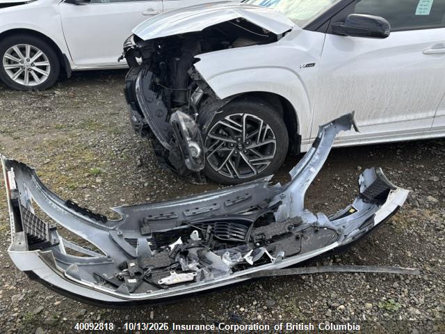 40092818 :رقم المزاد ، KM8K63A38NU784702 vin ، 2022 Hyundai Kona مزاد بيع