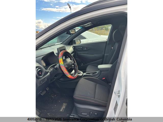 40092818 :رقم المزاد ، KM8K63A38NU784702 vin ، 2022 Hyundai Kona مزاد بيع