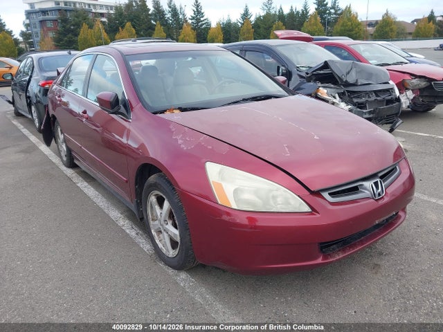 40092829 :رقم المزاد ، 1HGCM55615A810266 vin ، 2005 Honda Accord Ex مزاد بيع