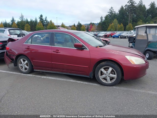 40092829 :رقم المزاد ، 1HGCM55615A810266 vin ، 2005 Honda Accord Ex مزاد بيع