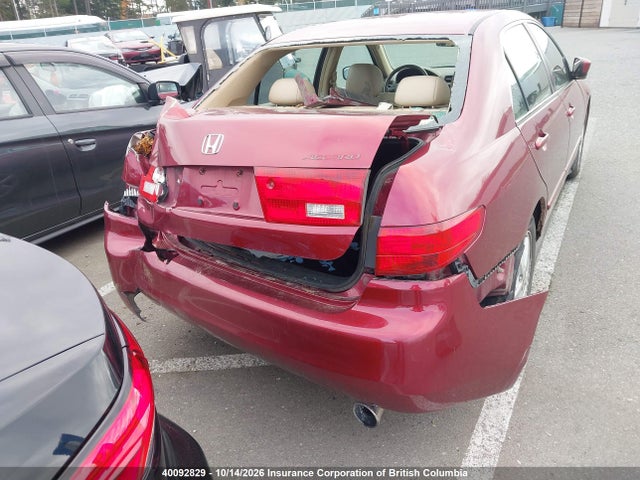 40092829 :رقم المزاد ، 1HGCM55615A810266 vin ، 2005 Honda Accord Ex مزاد بيع