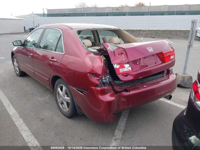 40092829 :رقم المزاد ، 1HGCM55615A810266 vin ، 2005 Honda Accord Ex مزاد بيع