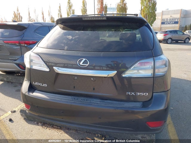 2010 Lexus Rx 350 მანქანა იყიდება აუქციონზე, vin: 2T2BK1BA5AC037174, აუქციონის ნომერი: 40092881