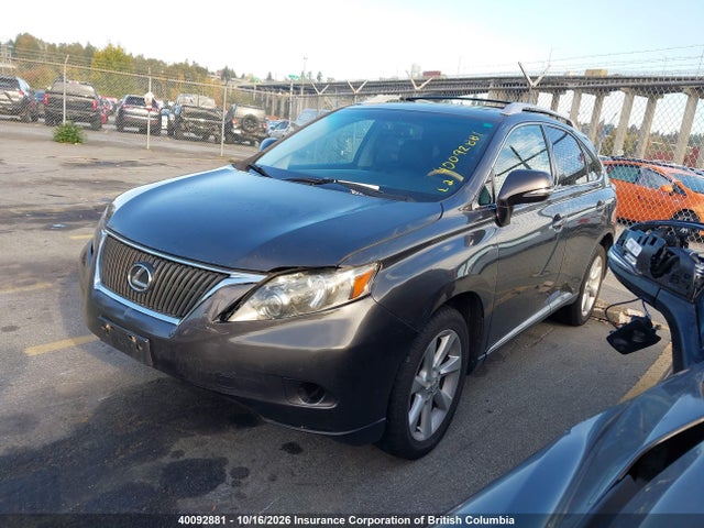 2010 Lexus Rx 350 მანქანა იყიდება აუქციონზე, vin: 2T2BK1BA5AC037174, აუქციონის ნომერი: 40092881