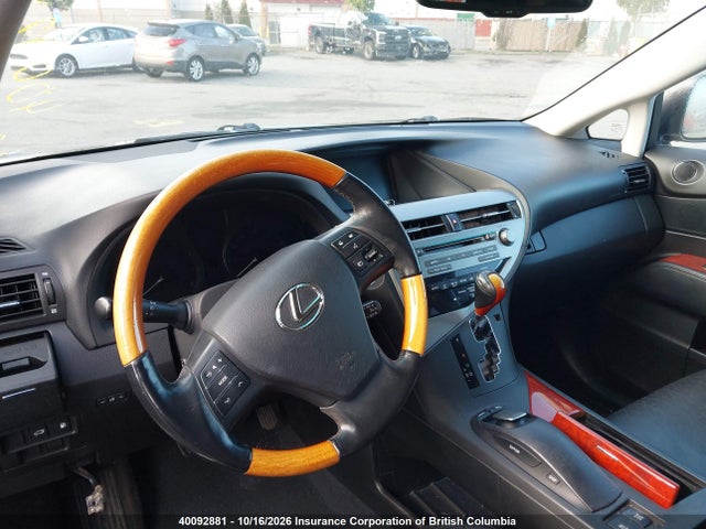 2010 Lexus Rx 350 მანქანა იყიდება აუქციონზე, vin: 2T2BK1BA5AC037174, აუქციონის ნომერი: 40092881