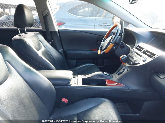2010 Lexus Rx 350 მანქანა იყიდება აუქციონზე, vin: 2T2BK1BA5AC037174, აუქციონის ნომერი: 40092881