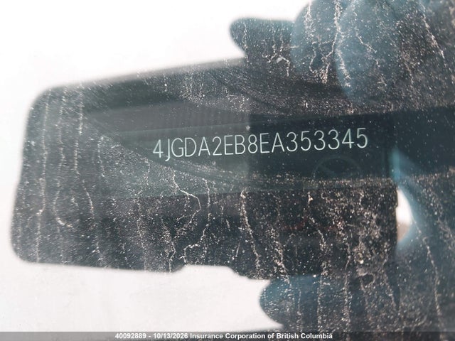 2014 Mercedes-benz Ml 350 Bluetec 4matic მანქანა იყიდება აუქციონზე, vin: 4JGDA2EB8EA353345, აუქციონის ნომერი: 40092889