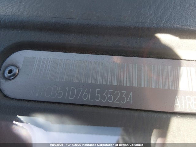 40092929 :رقم المزاد ، 3N1CB51D76L535234 vin ، 2006 Nissan Sentra 1.8 مزاد بيع