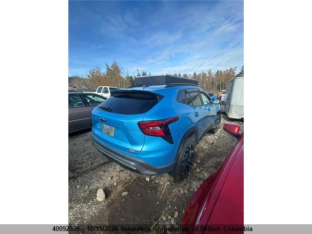 2025 Chevrolet Trax მანქანა იყიდება აუქციონზე, vin: KL77LJE27SC058644, აუქციონის ნომერი: 40092939