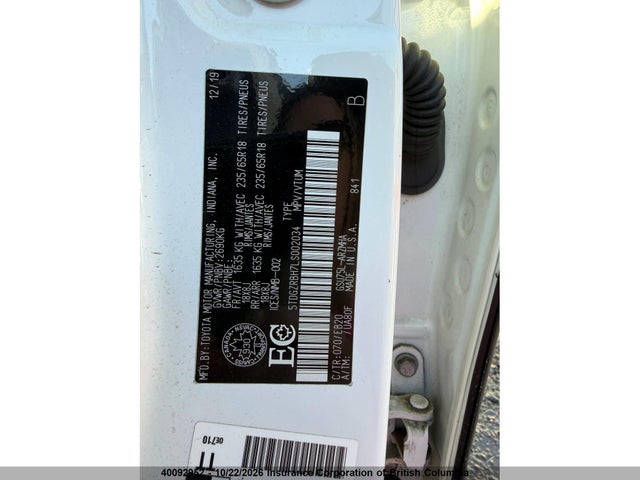 Toyota Highlander Xle 2020 5TDGZRBH7LS002034 Image 31
