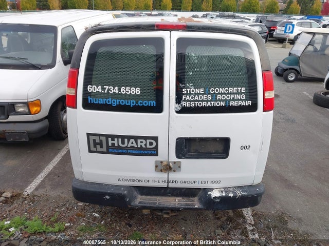 2009 Chevrolet Express G2500 მანქანა იყიდება აუქციონზე, vin: 1GCGG25C091161903, აუქციონის ნომერი: 40087565