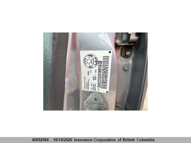 Aukcja sprzedaży 2001 Honda Civic, vin: 2HGES15311H911638, numer aukcji: 40092984