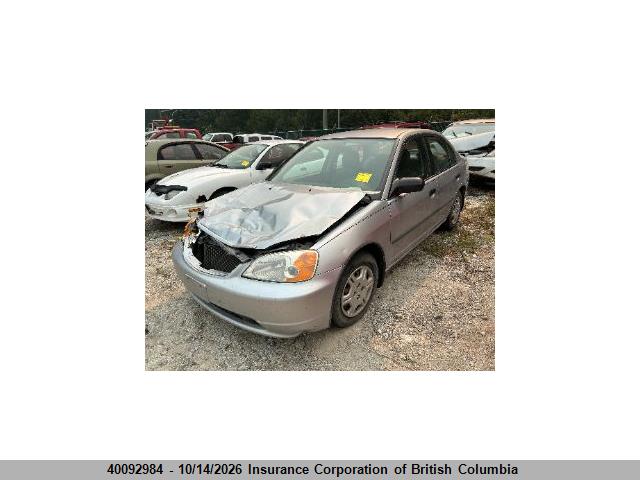 Aukcja sprzedaży 2001 Honda Civic, vin: 2HGES15311H911638, numer aukcji: 40092984