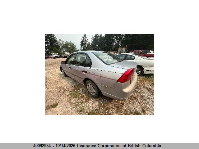 Aukcja sprzedaży 2001 Honda Civic, vin: 2HGES15311H911638, numer aukcji: 40092984
