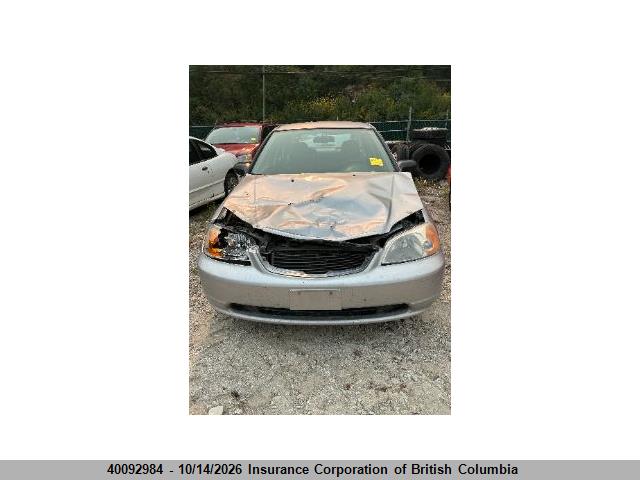 Aukcja sprzedaży 2001 Honda Civic, vin: 2HGES15311H911638, numer aukcji: 40092984