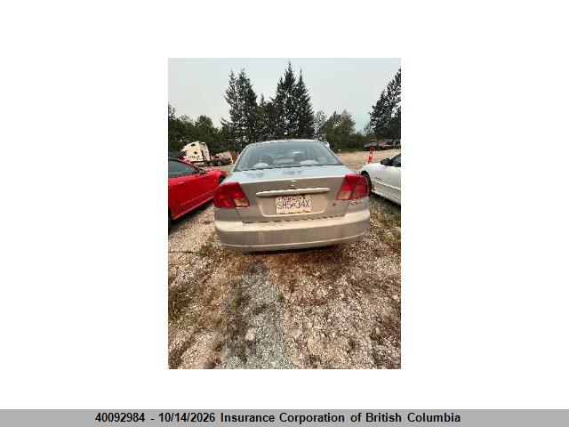 Aukcja sprzedaży 2001 Honda Civic, vin: 2HGES15311H911638, numer aukcji: 40092984